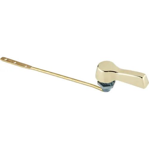 Polished Brass Tank Lever with Brass Arm Polished Brass Tank Lever with Brass Arm