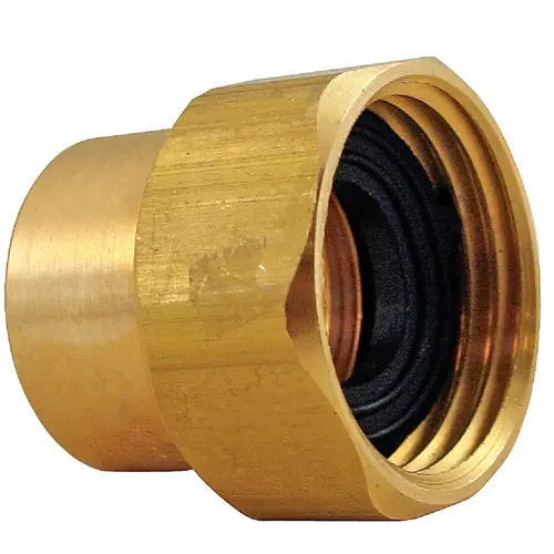 3/4 In. FHT x 1/2 In. FIP Brass Adapter 3/4 In. FHT x 1/2 In. FIP Brass Adapter