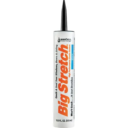 Big Stretch 10.5 Oz. Acrylic Elastomeric Caulk, Black