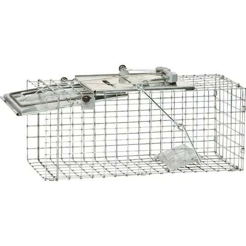 Easy Set Galvanized Steel 17 In. Live Squirrel Trap