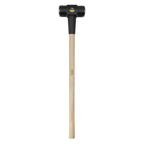 12 Lb. Double-Faced Sledge Hammer with 36 In. Hickory Handle 12 Lb. Double-Faced Sledge Hammer with 36 In. Hickory Handle
