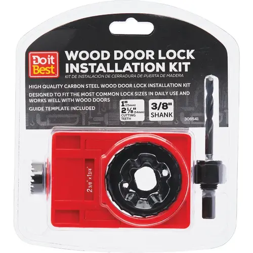 Door Lock Installation Kit for Wood Doors Door Lock Installation Kit for Wood Doors