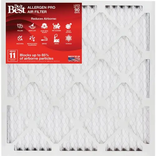 14 In. x 20 In. x 1 In. MERV 11 Furnace Filter 14 In. x 20 In. x 1 In. MERV 11 Furnace Filter