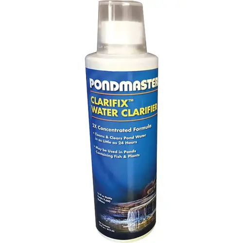 Clarifix Water Clarifier 16 Oz. 9600 Gal. Coverage Area Water Treatment Pond Cleaner Clarifix Water Clarifier 16 Oz. 9600 Gal. Coverage Area Water Treatment Pond Cleaner