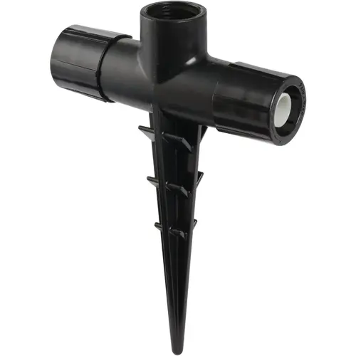 Easy Fit 1/2 In. Male Pipe Thread x 1/2 In. Female Pipe Thread Biggie Tee Black Easy Fit 1/2 In. Male Pipe Thread x 1/2 In. Female Pipe Thread Biggie Tee Black