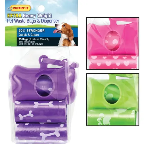 Ruffin' it Pet Waste Bags & Dispenser Ruffin' it Pet Waste Bags & Dispenser