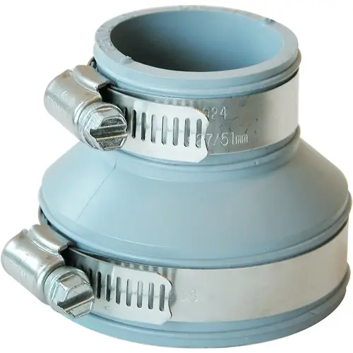 Flexible 2 In. x 1-1/2 In. PVC Drain and Trap Connector Flexible 2 In. x 1-1/2 In. PVC Drain and Trap Connector