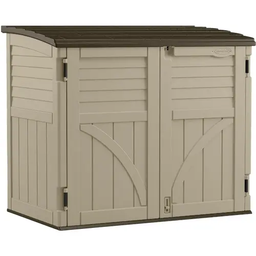 34 Cu. Ft. Horizontal Storage Shed Sand 34 Cu. Ft. Horizontal Storage Shed Sand
