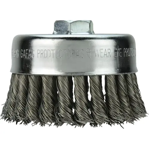 4 In. Knotted .020 In. / .023 In. Angle Grinder Wire Brush 4 In. Knotted .020 In. / .023 In. Angle Grinder Wire Brush