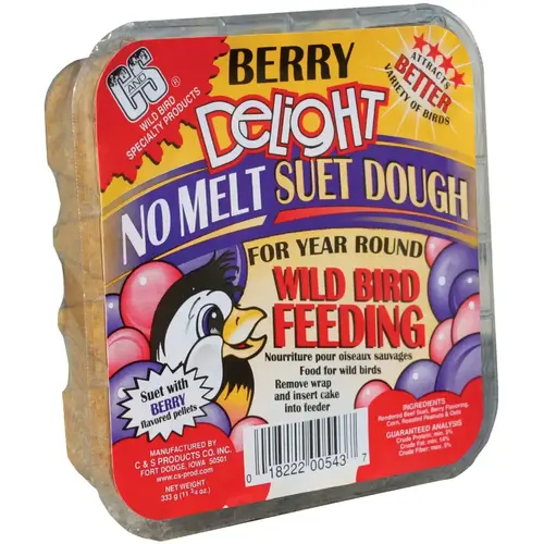 11.75 Oz. Berry Delight No Melt Suet Dough