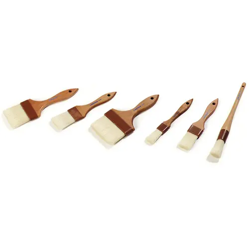 Carlisle 2 Inch Push-Style Wood Boar Bristle Brush, 1 Each Carlisle 2 Inch Push-Style Wood Boar Bristle Brush, 1 Each