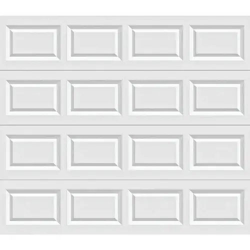 Bronze Series 9 Ft. W x 7 Ft. H White Steel Garage Door w/EZ-Set Torsion Spring Bronze Series 9 Ft. W x 7 Ft. H White Steel Garage Door w/EZ-Set Torsion Spring