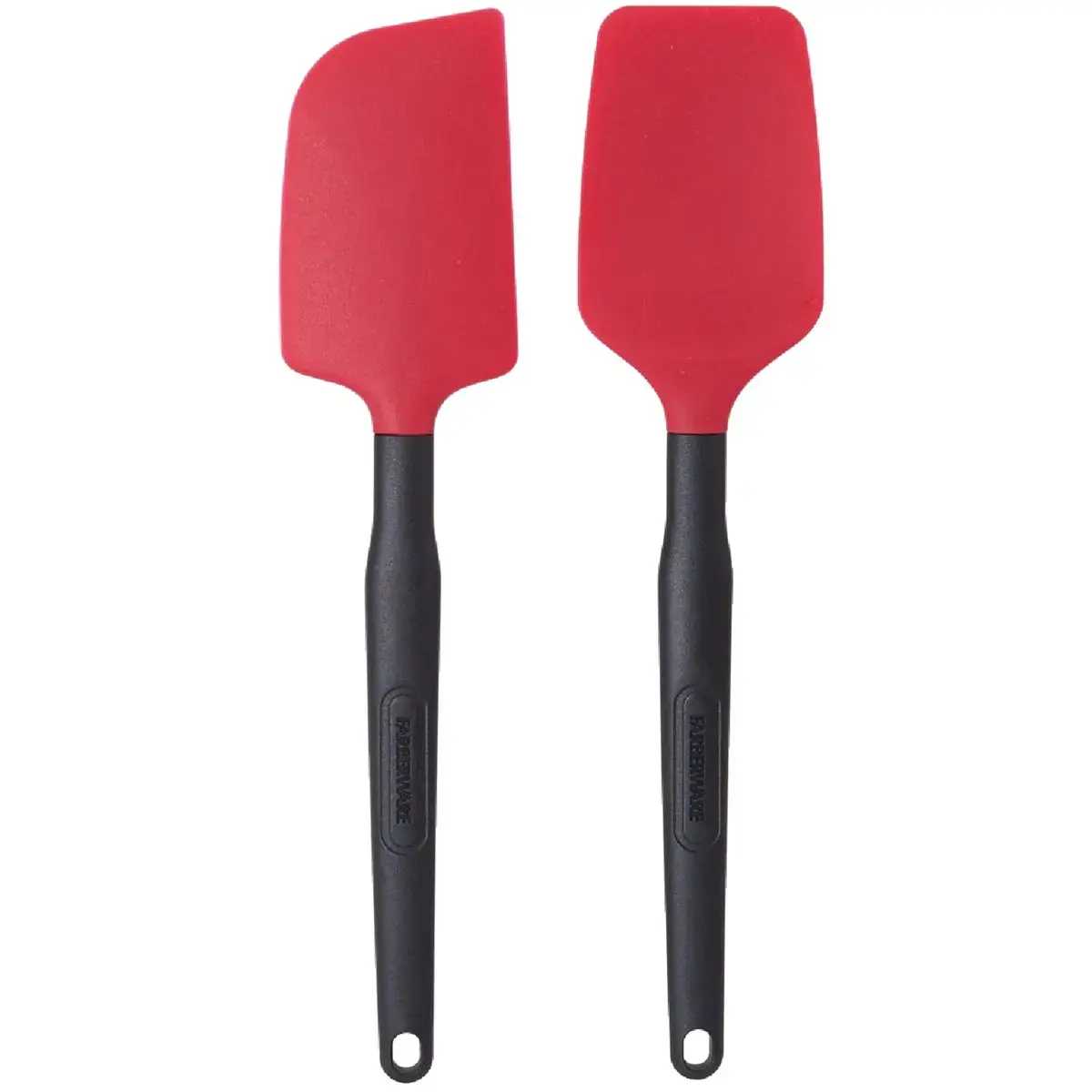 LIFETIME BRANDS Farberware Classic Red Spoon/Scraper Spatula Set (2-Piece) 5211596