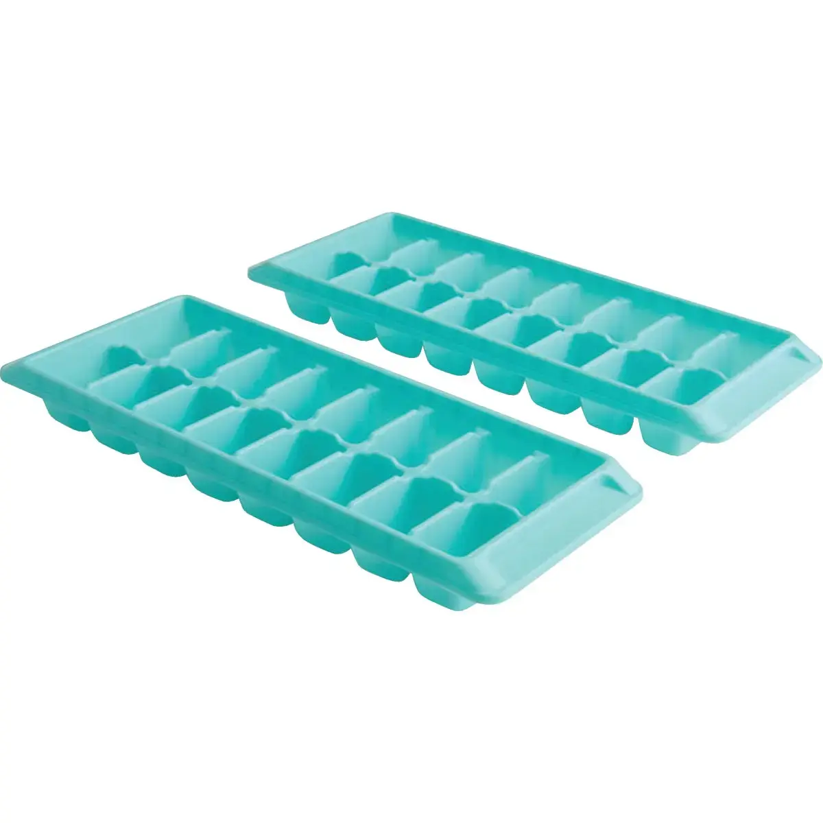 LIFETIME BRANDS Farberware Plastic Ice Cube Trays (2-Count) Aqua 5216985