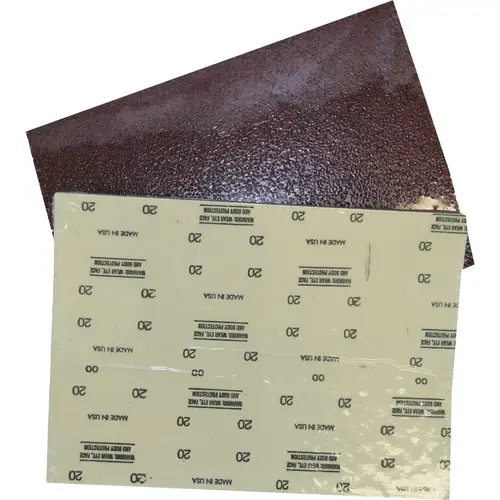 12 In. x 18 In. 36 Grit Orbital Floor Sanding Sheet - pack of 10 12 In. x 18 In. 36 Grit Orbital Floor Sanding Sheet - pack of 10