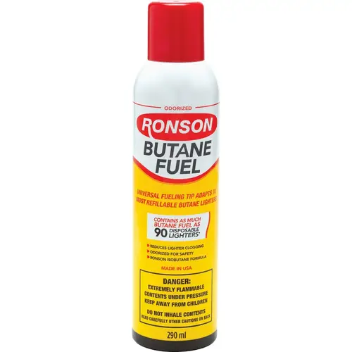 290 ml Odorized Butane Lighter Fuel - pack of 12