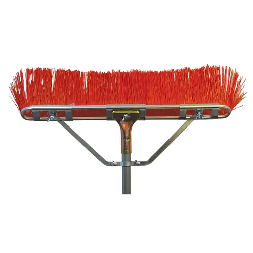 23 In. W. x 65 In. L. Steel Handle Street Sweep Push Broom