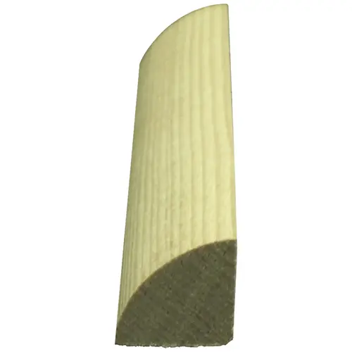 11/16 In. W. x 11/16 In. H. x 8 Ft. L. Hemlock Quarter Round Molding - pack of 20