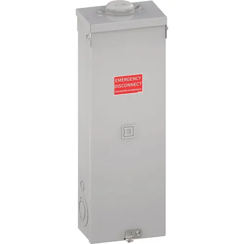 QO 200A Double-Pole Standard Trip Outdoor Enclosed Raintight Main Breaker Disconnect QO 200A Double-Pole Standard Trip Outdoor Enclosed Raintight Main Breaker Disconnect