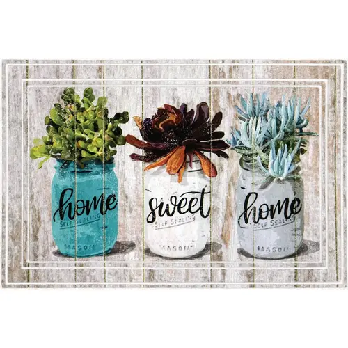 Apache Fashionables Home Sweet Home Jars Door Mat Apache Fashionables Home Sweet Home Jars Door Mat