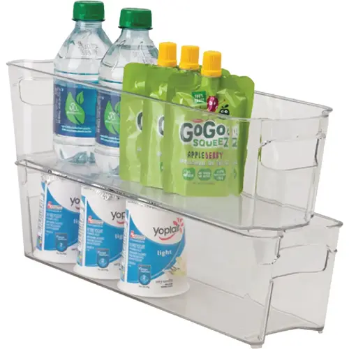 Dial 3.75 In. x 4.25 in. x 14.5 In. Stacking Refrigerator Organizer Clear Dial 3.75 In. x 4.25 in. x 14.5 In. Stacking Refrigerator Organizer Clear