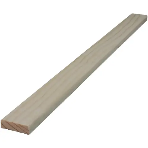 3/8 In. W. x 1-1/4 In. H. x 7 Ft. L. Solid Pine Stop Molding - pack of 20 3/8 In. W. x 1-1/4 In. H. x 7 Ft. L. Solid Pine Stop Molding - pack of 20
