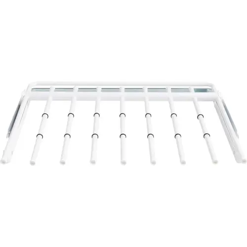 Configurations White Sliding Pants Rack Configurations White Sliding Pants Rack