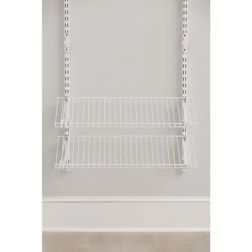 Configurations White Shoe Shelf Add-On Kit Configurations White Shoe Shelf Add-On Kit