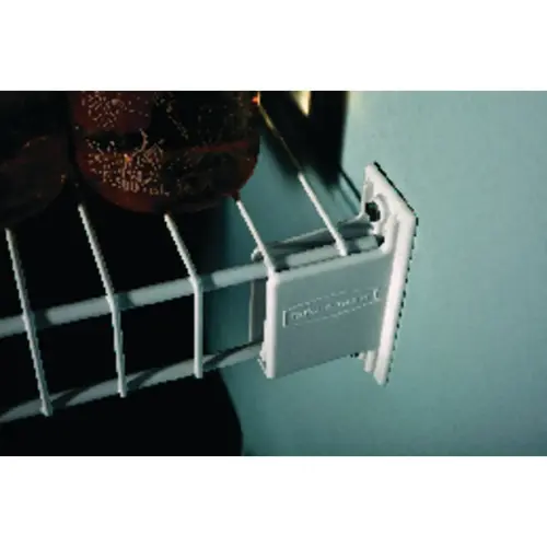 Wall End Bracket (12-Count) White