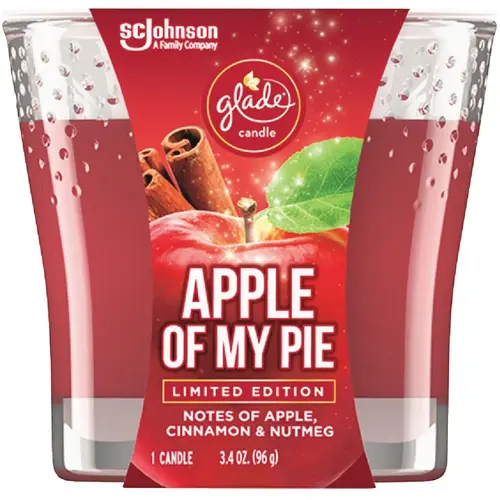 3.4 Oz. Apple of My Pie Candle Red