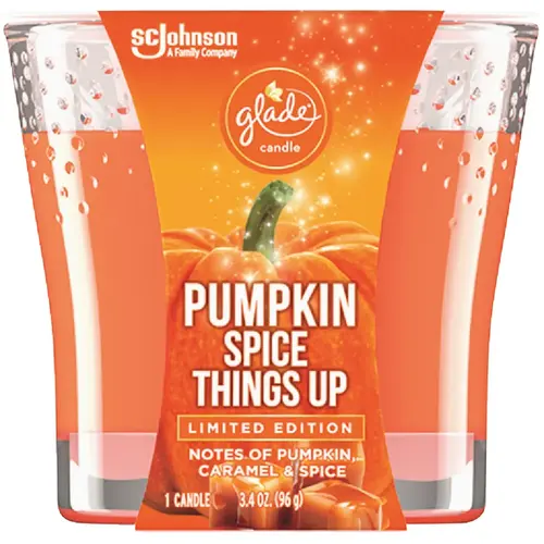 3.4 Oz. Pumpkin Spice Things Up Candle Orange 3.4 Oz. Pumpkin Spice Things Up Candle Orange