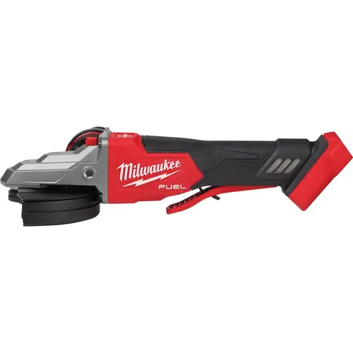 M18 FUEL 5 In. Brushless Flathead Braking Cordless Angle Grinder with Paddle Switch No-Lock (Tool Only) M18 FUEL 5 In. Brushless Flathead Braking Cordless Angle Grinder with Paddle Switch No-Lock (Tool Only)
