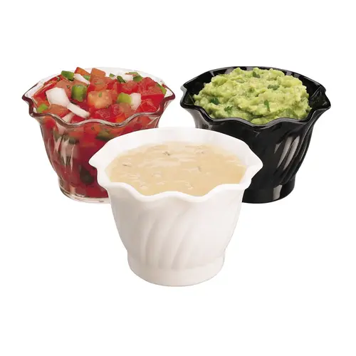 Cambro 5 Ounce Clear Swirl Bowl, 24 Each Cambro 5 Ounce Clear Swirl Bowl, 24 Each