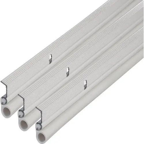 Building Products White Aluminum and Vinyl Screw-on Top and Sides Door Seal Kit