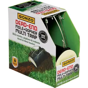 Gonzo 5001 Dead End Tube Mole & Gopher Trap