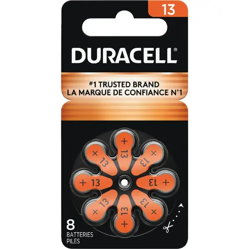 13 Hearing Aid Battery Orange - pack of 8 13 Hearing Aid Battery Orange - pack of 8