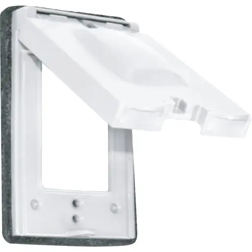10-In-1 Single Gang Multi-Use White Weatherproof Cover