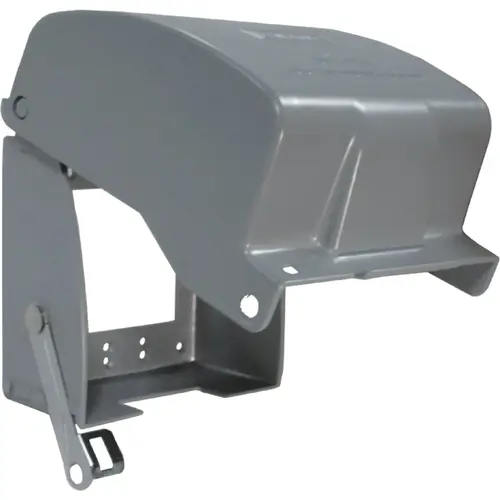 31-In-1 Dual Gang Gray Metallic While In-Use Extra-Duty Rated Multi-Use Cover 31-In-1 Dual Gang Gray Metallic While In-Use Extra-Duty Rated Multi-Use Cover