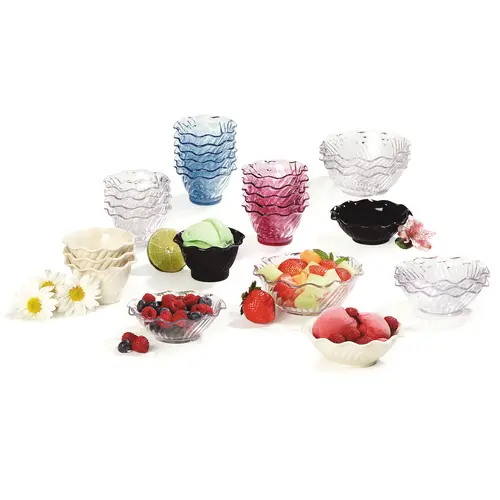 Carlisle Foodservice 5 Ounce Tulip Plastic Berry Dessert Dish, 24 Each Carlisle Foodservice 5 Ounce Tulip Plastic Berry Dessert Dish, 24 Each