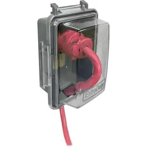 14-In-1 Single Gang Clear Non-Metallic Vertical/Horizontal While In-Use Extra-Duty Rated Multi-Use Cover