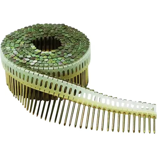 1-7/8 In. x 0.092 In. 0 Degree Plastic Strip Electro Galvanized Smooth Shank Coil Siding Nails (9000 Ct.) 1-7/8 In. x 0.092 In. 0 Degree Plastic Strip Electro Galvanized Smooth Shank Coil Siding Nails (9000 Ct.)