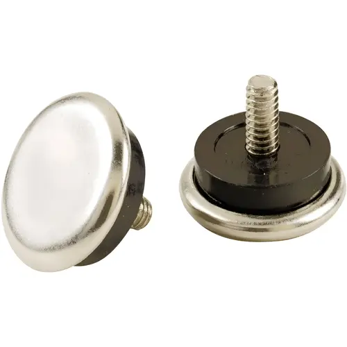Leveling Nickel 7/8 In. Adjustable Furniture Glide, Silver - pack of 4