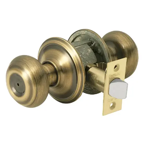 Georgian Antique Brass Bed & Bath Door Knob Georgian Antique Brass Bed & Bath Door Knob