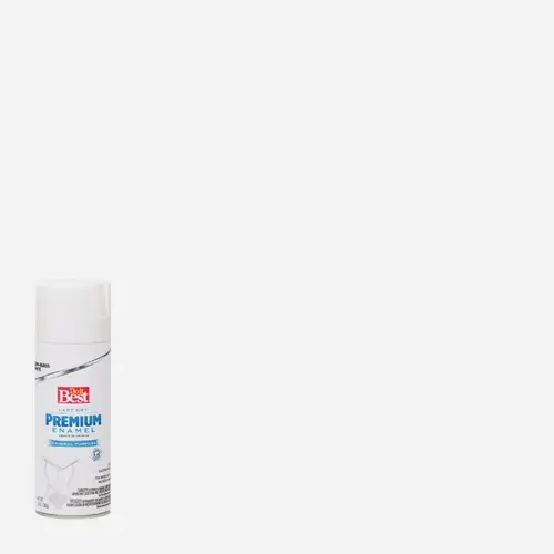 Premium Enamel 12 Oz. Semi-Gloss Spray Paint, White Premium Enamel 12 Oz. Semi-Gloss Spray Paint, White