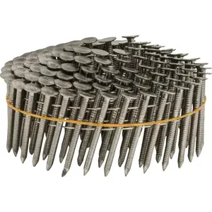Stinger 611094 1-1/2 In. x 0.120 In. 15 Degree Stainless Steel Coil Roofing Nails (3600 Ct.)