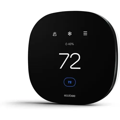 Lite Smart Wi-Fi Thermostat, 24 V, Humidity, Proximity, Temperature Sensor, Black