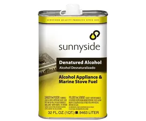 Sunnyside 83432 Denatured Alcohol Thinner, Liquid, Alcohol, Clear