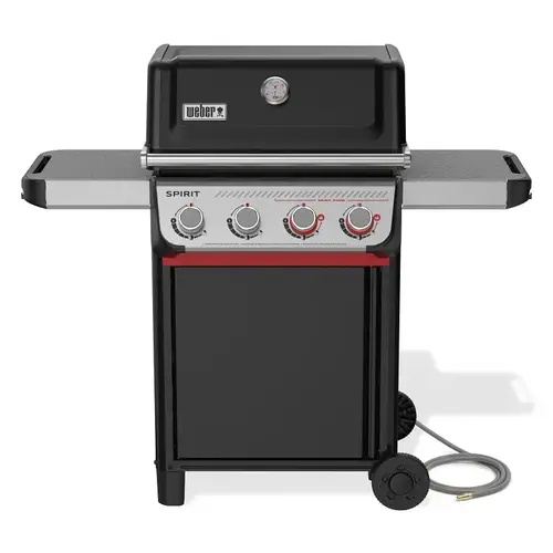 Gas Grill, 35,000 Btu , Natural Gas, 4-Burner, 428 sq-in Primary Cooking Surface, Smoker Included: No Black Gas Grill, 35,000 Btu , Natural Gas, 4-Burner, 428 sq-in Primary Cooking Surface, Smoker Included: No Black