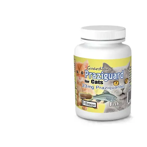 Guardian Tape Worm Tabs Cat Capsules Fish Flavor 23-mg