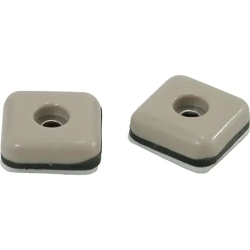 1-3/8 In. Square Furniture Glide, Gray - pack of 4 1-3/8 In. Square Furniture Glide, Gray - pack of 4